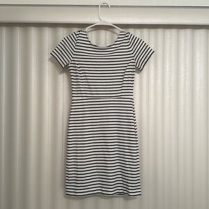 Striped mini dress